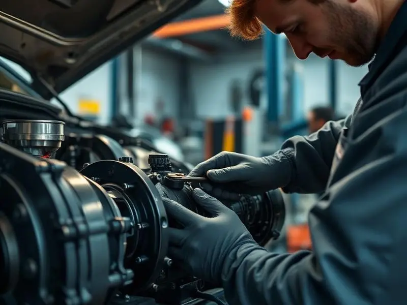 Réparation mécanique au Garage Mendonça